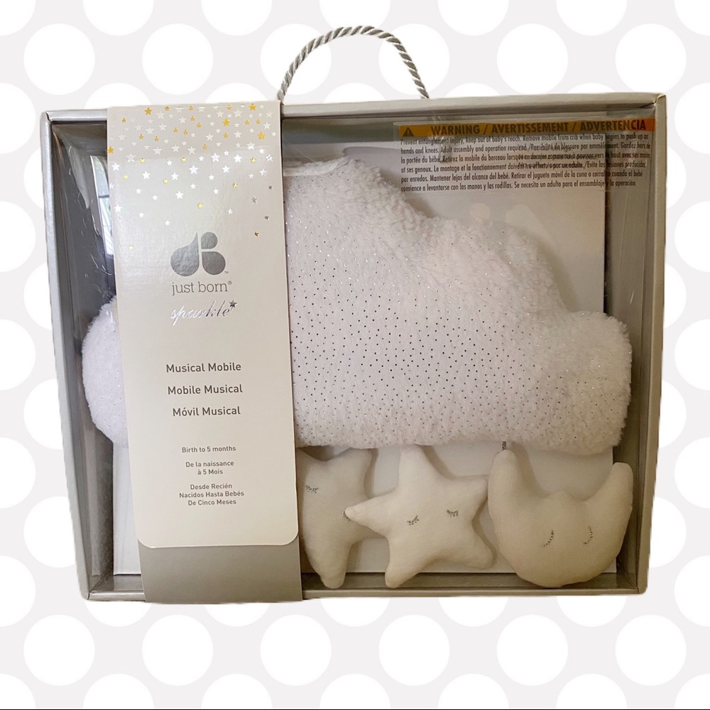 Brand New Just Born's Celestial Musical Mobile NWT